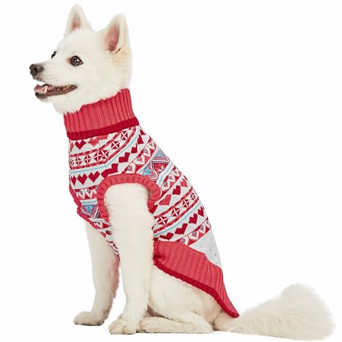 Pull pour chien au motif cœur idéal pour les balades d'hiver - 2