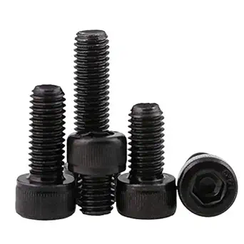 Immech - M3 x 45mm Socket Head Cap Screws, Allen Socket Drive, Fully Thread, Bright Finish, Machine Thread, Quantity - 10 Pcs