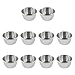 UPKOCH 10 x Saucenbecher aus Edelstahl.