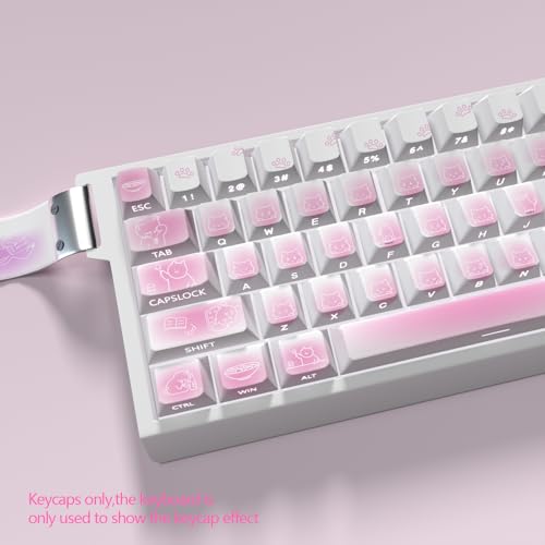 Touches de clavier mécanique pour remplacer capuchons usés design chat