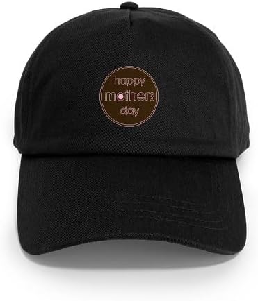 CafePress Happy Mother's Day Brown & Cap Adjustable Baseball Cap