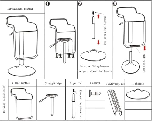 Chaise de salle à manger haute bleue pour profiter de la vie - 2
