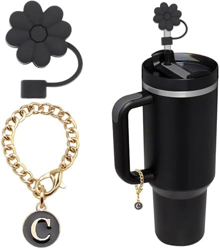 Stanley Cup Accessories, 1 funda de popote de silicona con diseño...