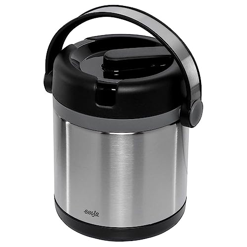 Termo para sólidos 1,2 l negro Emsa Mobility, contenedor térmico para comida 3