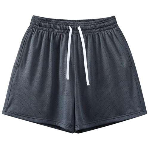 Short d'été en mesh pour course à pied et sport décontracté