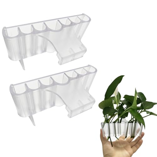 PureHeaven 2Pcs 7 Holes Aquarium Plant...
