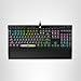 CORSAIR K70 MAX RGB Magnetic Mechanical Wired Gaming Keyboard – MGX Adjustable Switches, Simultaneous SOCD and Rapid Trigger, PBT Double-Shot Keycaps, Sound Dampening, 8000Hz Polling, QWERTY NA, Black