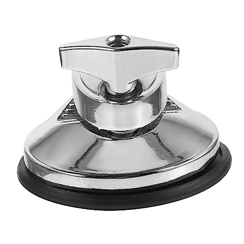 Soporte de montaje para tom de batería Hemoton, hardware chapado en plata para instalación y reemplazo fáciles de piezas rotas miniatura 1