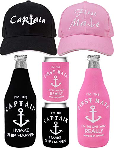 Captains Hat, Captain First Mate, Captain and First Mate Hats, Boat Gifts, Boat Captain Gifts, Retirement Boat Captain Gift, Boaters Gifts, Boat Lovers Gifts, Gift for Boater, Boat Captains Hat