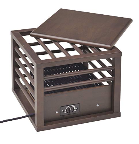 [山善] 一人用こたつ(天板付) YMK-104 ダークブラウン 幅30×奥行30×高さ25.7 cm