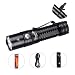 Produktbild TrustFire E3R LED Taschenlampe mit USB aufladbar 1000 Lumen EDC Taschenlampe mit 1 x 18650er Akku, 1 x Gürtel-Tasche, 1 x Schlaufe und 4 Modi Hoch/Mittel/Niedrig/Strobe für Camping, Wandern, Notfall