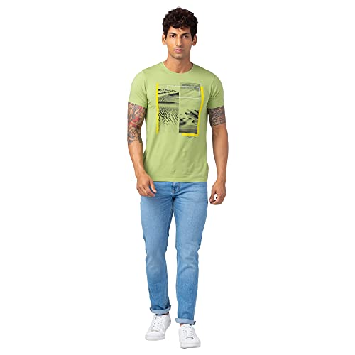 Image of Spykar Men's Ricardo Straight Fit Mid Rise Casual Jeans