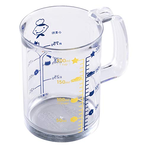 Kai KAI DL7207 Measuring Cup, 6.8 fl oz (200 ml), Little Chef Club, Made in Japan