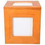 Cadre photo familial : ce cube photo polyvalent peut servir de cadre photo, de boîte de rangement pour photos ou de boîte commémorative