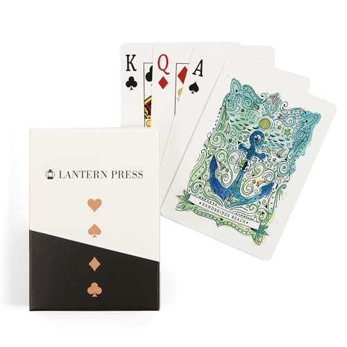 Baraja de Póker Norfolk Virginia Acuarela 52 Cartas
