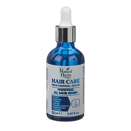 Seed Natural Herbs Professionelles Haarserum - hilft gegen Haarausfall bei Biotin Mangel mit Keratin und Procapil-Komplex pflegt dabei die Kopfhaut Cover