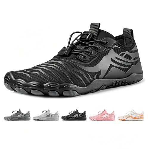 Water Shoes Men Women Aqua Barefoot Wide Toe Beach Swim Hiking Pool River Lake Shoes
