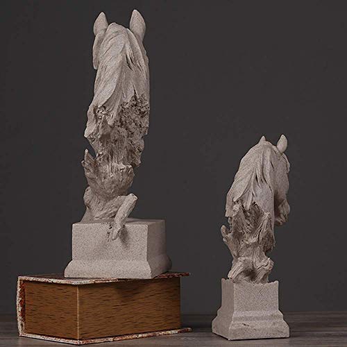 Statue de tête de cheval en résine cadeau d'affaires idéal - 3