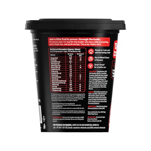 Image of True Elements Spicy Korean Protein Oats 66g Pack of 3