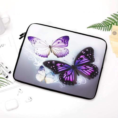 Funda para computadora de 10 a 17 pulgadas impermeable y antigolpes diseño mariposas 5