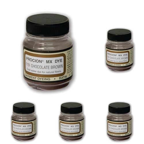 Jacquard Procion Mx Dye - Chocolate Brown (2/3 oz) - Pack of 5