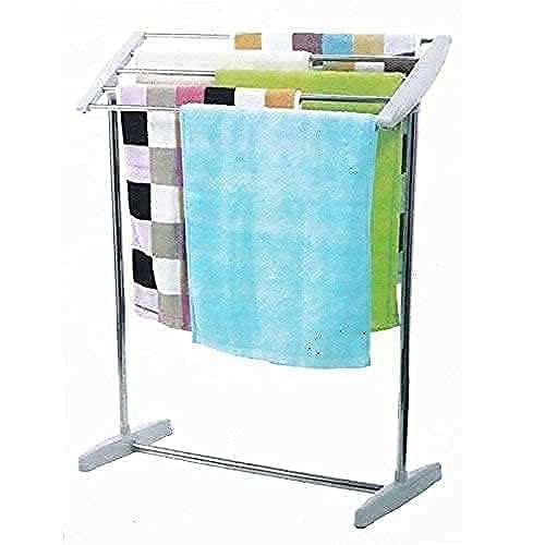 NEOPOL Steel and Plastic Made Multi-Purpose Mobile Towel and Cloth Rack Holder for Domestic Purposes Multi-Functional Mini Clothes Rack for Drying Holder, Towel Stands. (B0DFM1CL9N) Amazon Price History, Amazon Price Tracker