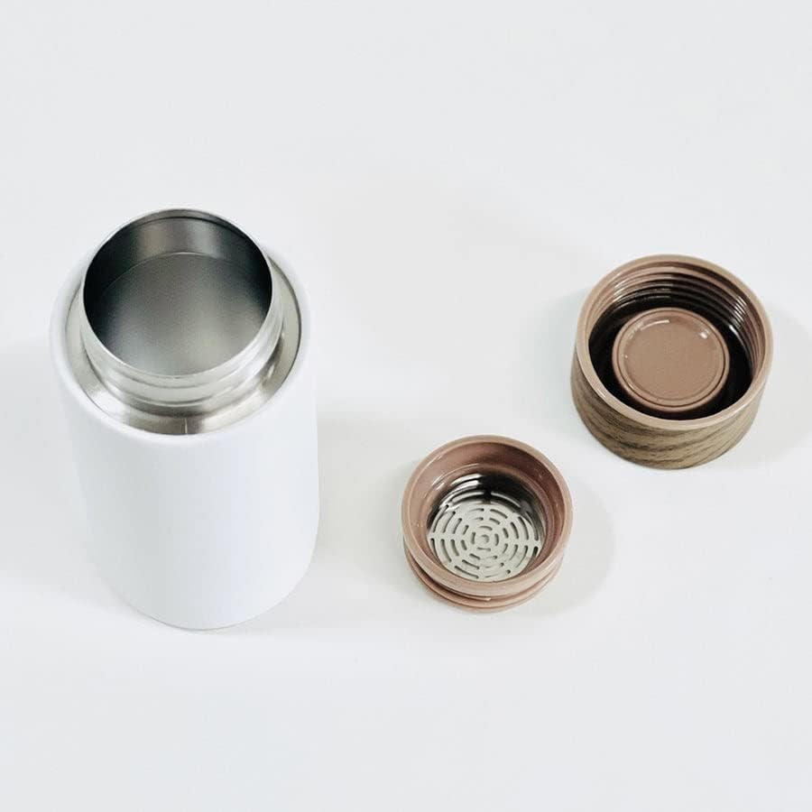 Miniatura 6 de MMEP Insulated Travel Water Bottle Stainless Steel Leak Proof Thermos Tumbler for HotIce Coffee and Tea Unique Gifts for Women and Men 135 oz Black