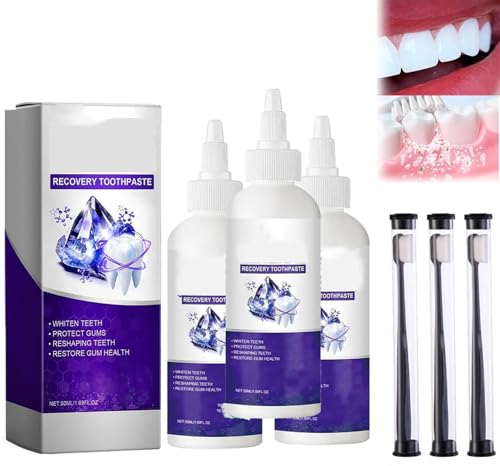 Intelligesmile - Pasta dental con tratamiento mineral, restauración de dientes natural, restaura la salud de las encías, eficaz para fortalecer dientes y encías, boca fresca (3)