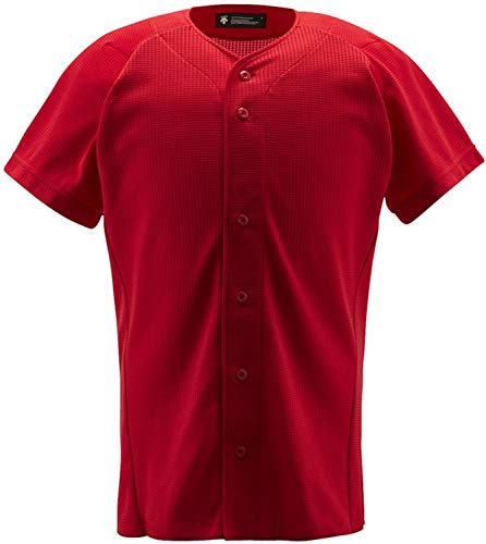 DESCENTE(デサント) 野球 ユニフォーム フルオープンシャツ RED M DB1010