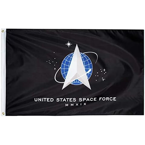XIFAN 100D Much Thicker Flag for United States Space Force, Premium Heavy Duty Quality Polyester Banner Vibrant Print Double Stitched, 3x5 FT Indoor Outdoor Decoration Cover