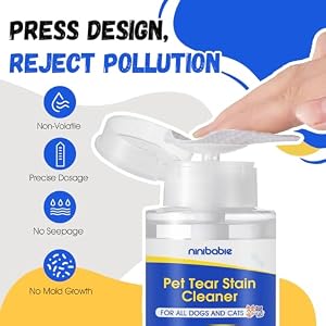Tear Stain Cleaner for Dogs and Cats,Gently Remove Tear Stain,Eye Debris,Mucus Secretions with 200Pcs Eye Dry Wipes,Eye Cleaner Dry Pads,Not Easily Evaporated Tear Stain Cleaner for Dogs and Cats,Gently Remove Tear Stain,Eye Debris,Mucus Secretions with 200Pcs Eye Dry Wipes,Eye Cleaner Dry Pads,Not Easily Evaporated
