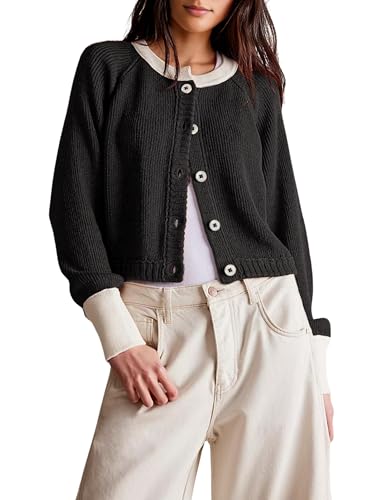 トップス VAULTROOM ROUND NECK CARDIGAN / BLACK VAULTROOM ROUND NECK CARDIGAN / BLACK