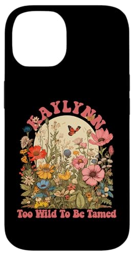 KAYLYNN Name Cute Retro Girls Wildflower KAYLYNN Name X}zP[X iPhone 14 p