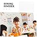 SOPOTUTU 1 Set Clear Plastic Sneeze Guard Divider Board Self Standing Privacy Shields for Student Desks Dining Areas and Public Spaces Easy Install Compact Design