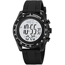 FANMIS Mens Multi-Functional Digital Sports Watch Outdoor Sports Electronic Watch Luminous Waterproof Tactical Stopwatch Alarm Military Tactical Sports Watch