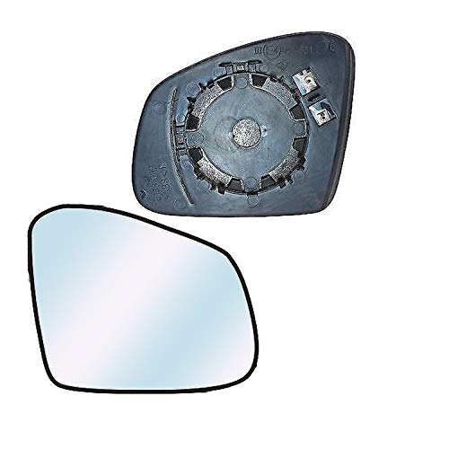 Plaque miroir droite thermique convexe chrome pour Smart Fortwo 09-2014