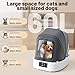 Automatic Pet Dryer Box, 60L Foldable, 360°Quiet Airflow, Temperature/Time Control – Grooming Hair Blower for Dogs, Cats & Puppies
