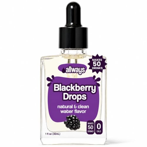 Image of Allways Drops Blackberry Water Enhancer | Sugar Free | 50 Servings