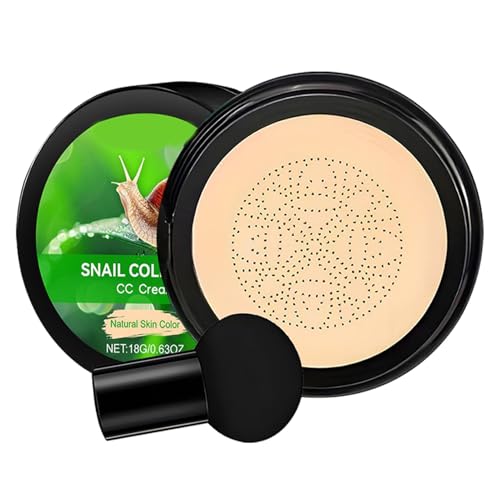 Fundación CC Cream Air Cushion - Corrector Hidratante - Cover Waterproof | Corredor Y Cojín E Hidratante | Fórmula De Humedad Ligera Para Seco, FET