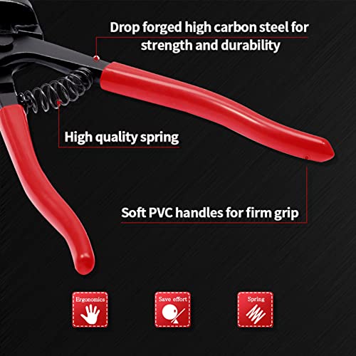 Image of SPEEDWOX Tile Nippers for Ceramic Tiles 8 Inches Mosaic Cutter Pliers Tile Nippers Mosaic Tools Nipper Cutting Tools Glass Cutter Ceramic Tile Cutter for Porcelain Glass Mirror (Pack of 2)