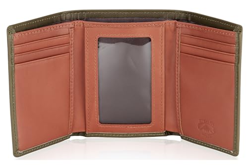 Stealth Mode Leather Trifold Wallet for Men