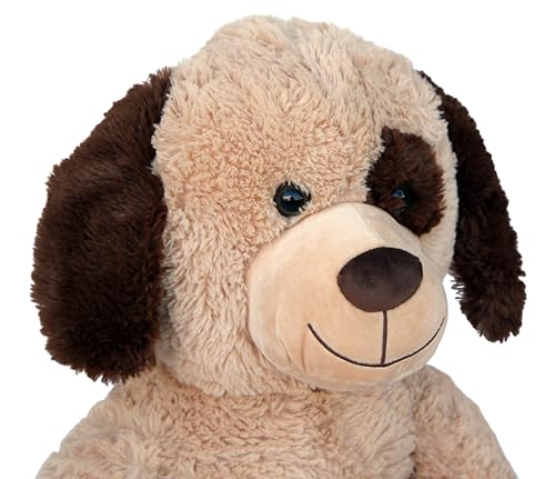 Wagner 9095 - Riesen XXL Hund 100 cm groß in hell-braun - Plüschbär Kuschelbär Teddy Bär Kuschelhund 1,0 m