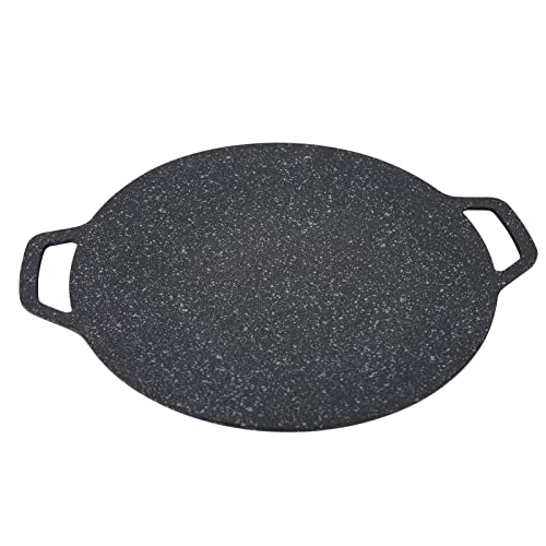 Barbecue Coréen Plaque Ronde Facile à Nettoyer sans Attacher