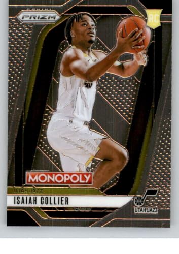2024-25 PANINI PRIZM NBA MONOPOLY #36 ISAIAH COLLIER UTAH JAZZ BASKETBALL OFFICIAL TRADING CARD OF NBA