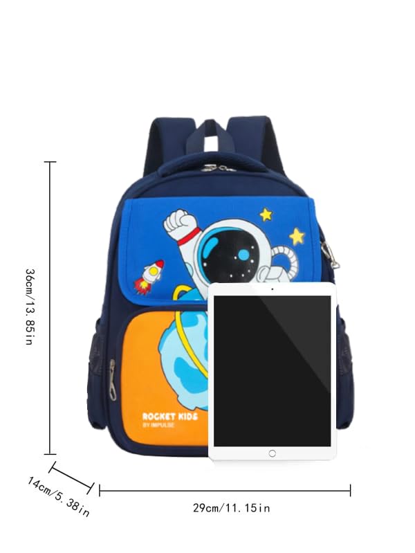 Image of Impulse Astronaut I 25L Unisex Stylish &Trendy Water Resistant printed Bag, College travel Backpack, School Bag for boys & girls