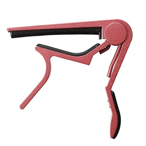Lodokdre Quick Capo Guitare acoustique électrique Rose - Les Beatles, Paul McCartney, John Lennon, RIngo Starr, George Harrison Lodokdre Quick Capo Guitare acoustique électrique Rose