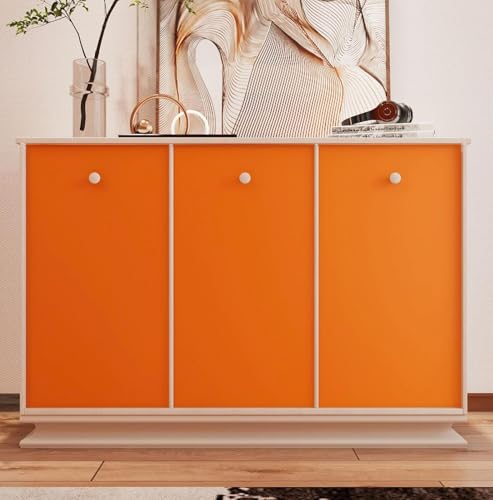 Image of ONETON Orange Matt Contact Paper Decorative Self Adhesive Counter Top Peel and Stick Wallpaper for Kitchen Cabinets Shelf Drawer Liner Desk Dresser (Orange MATT WP, 24x80 inch)