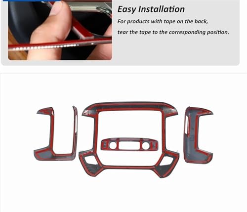 Garniture de console centrale pour GMC Sierra 2017 style intérieur propre - 6