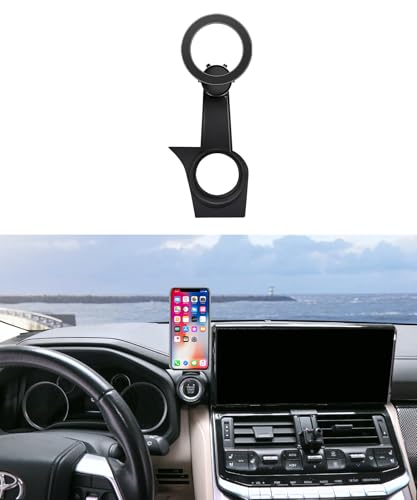 MaserWeller Car Phone Holder for Toyota Land Cruiser LC300 2022 2023 2024 Accessories Start Button Fixed Clip, Phone Mount Compatible with MagSafe, Cell Phone Holder That Does Not Affect Air Vent