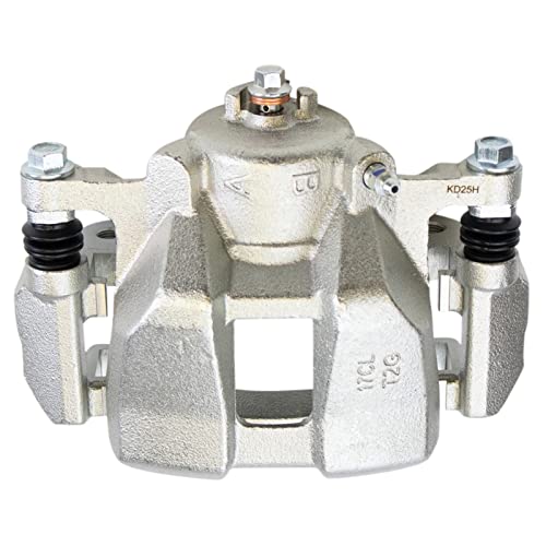 Image of TRQ Front Driver and Passenger Side Brake Caliper Set Caliper Brackets Hardware Compatible with 2013-22 Honda Accord 2013-15 Accord Sport Touring 2016-22 HR-V